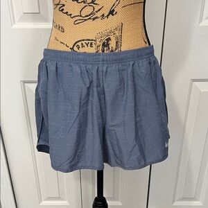 Nike Dri-Fit Light Blue Athletic Shorts